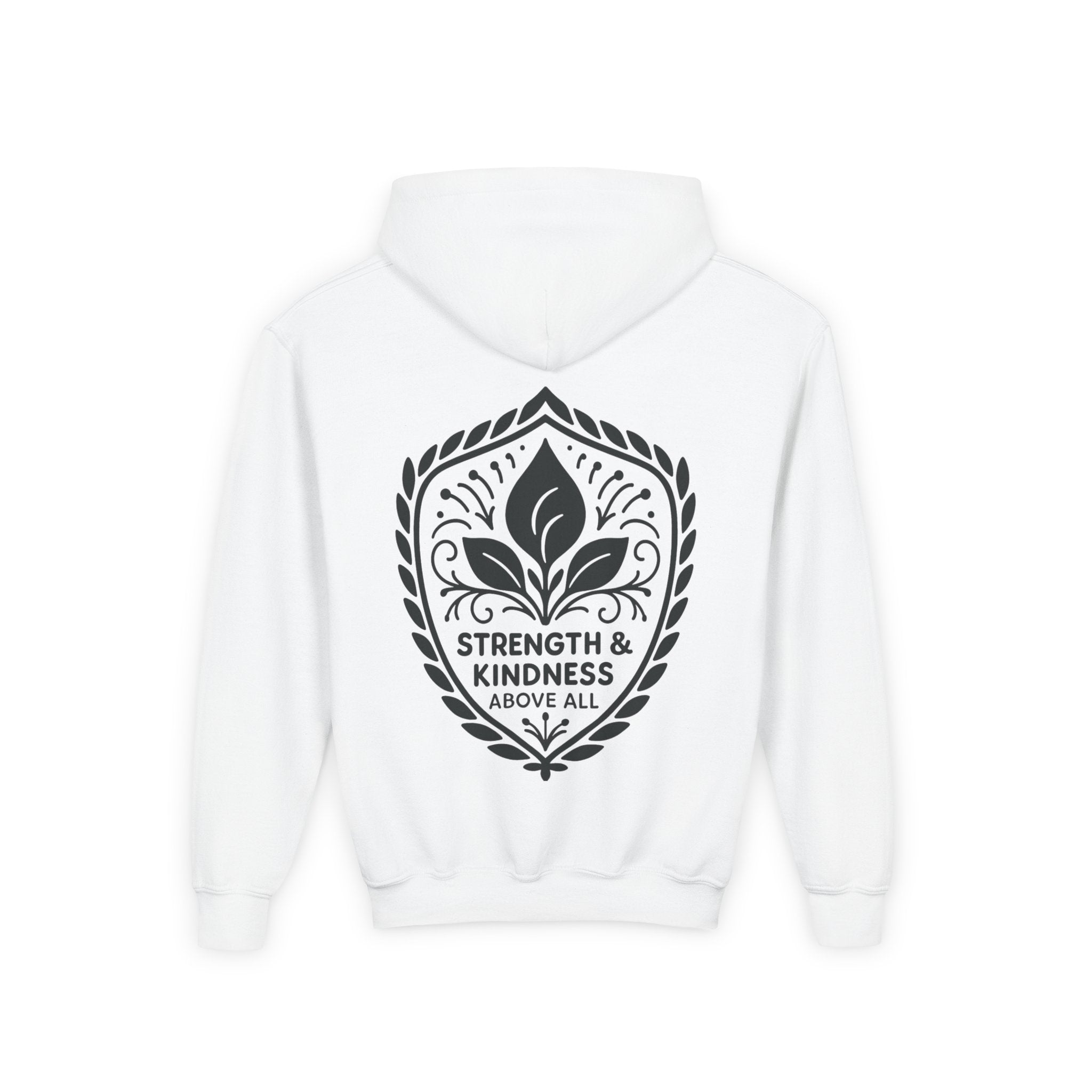 Youth Strength & Kindness Hoodie by Velora