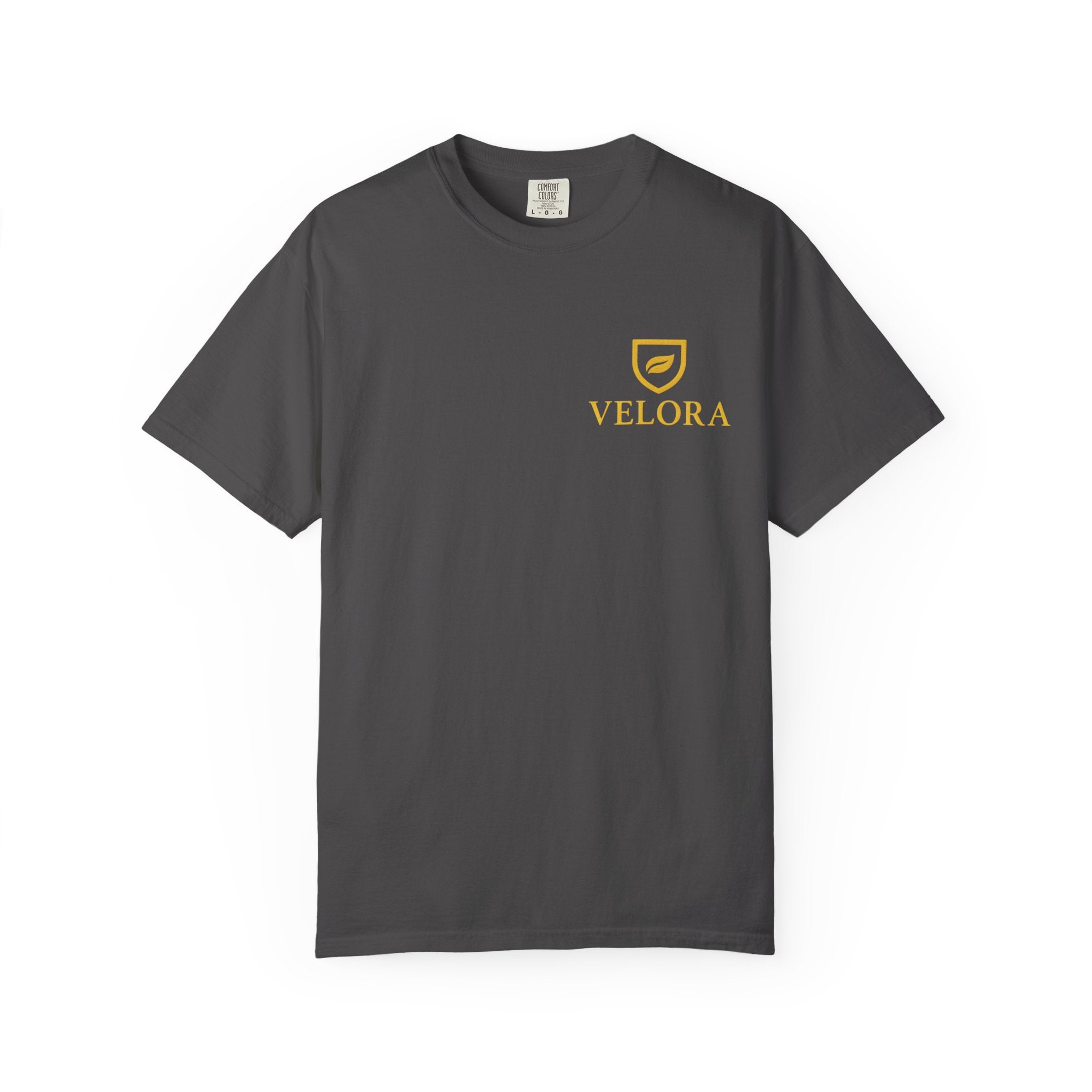 Velora “Strength & Kindness” Garment-Dyed Unisex Tee – Gold Edition