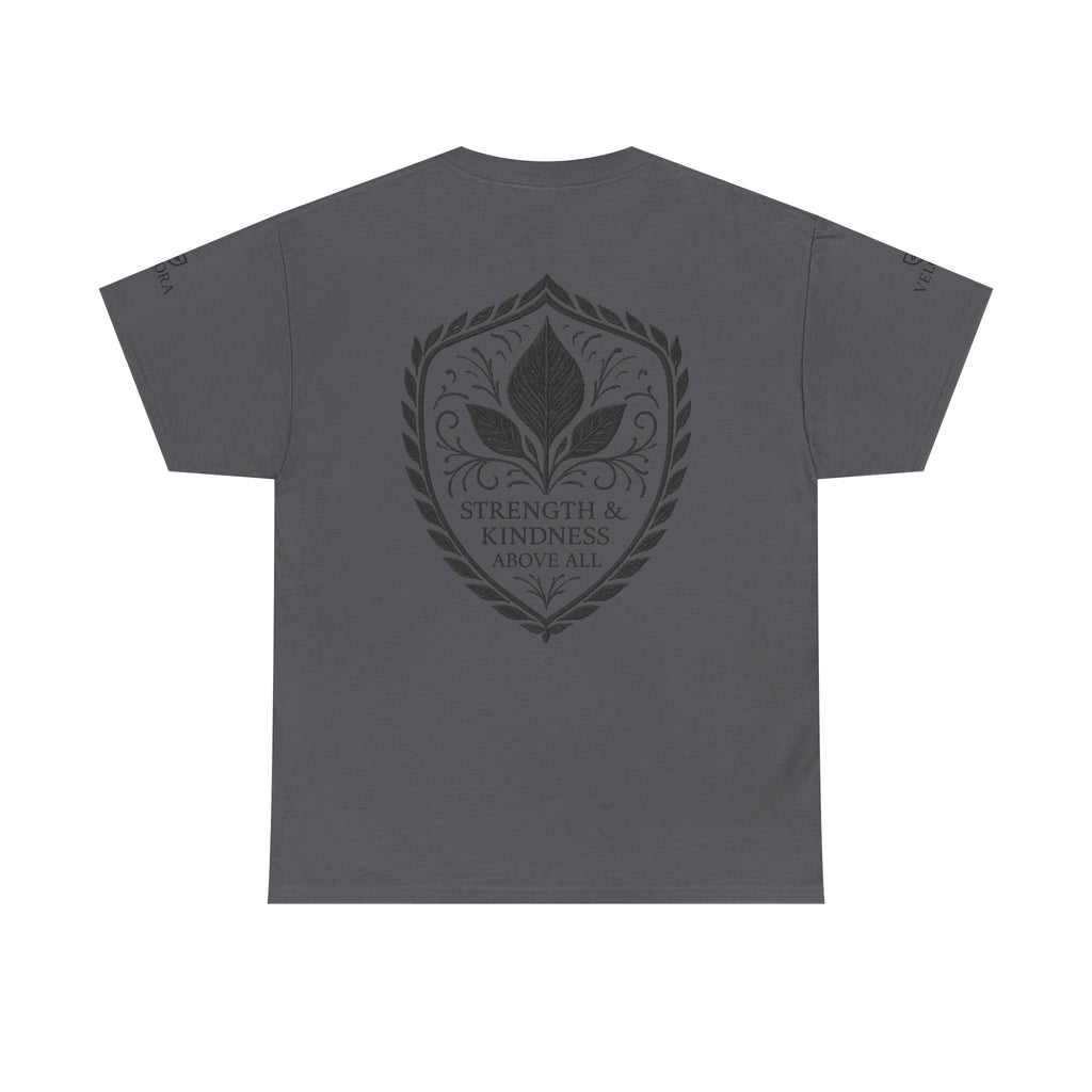 Velora “Strength & Kindness” Heavy Cotton Tee – Timeless Streetwear with Meaning