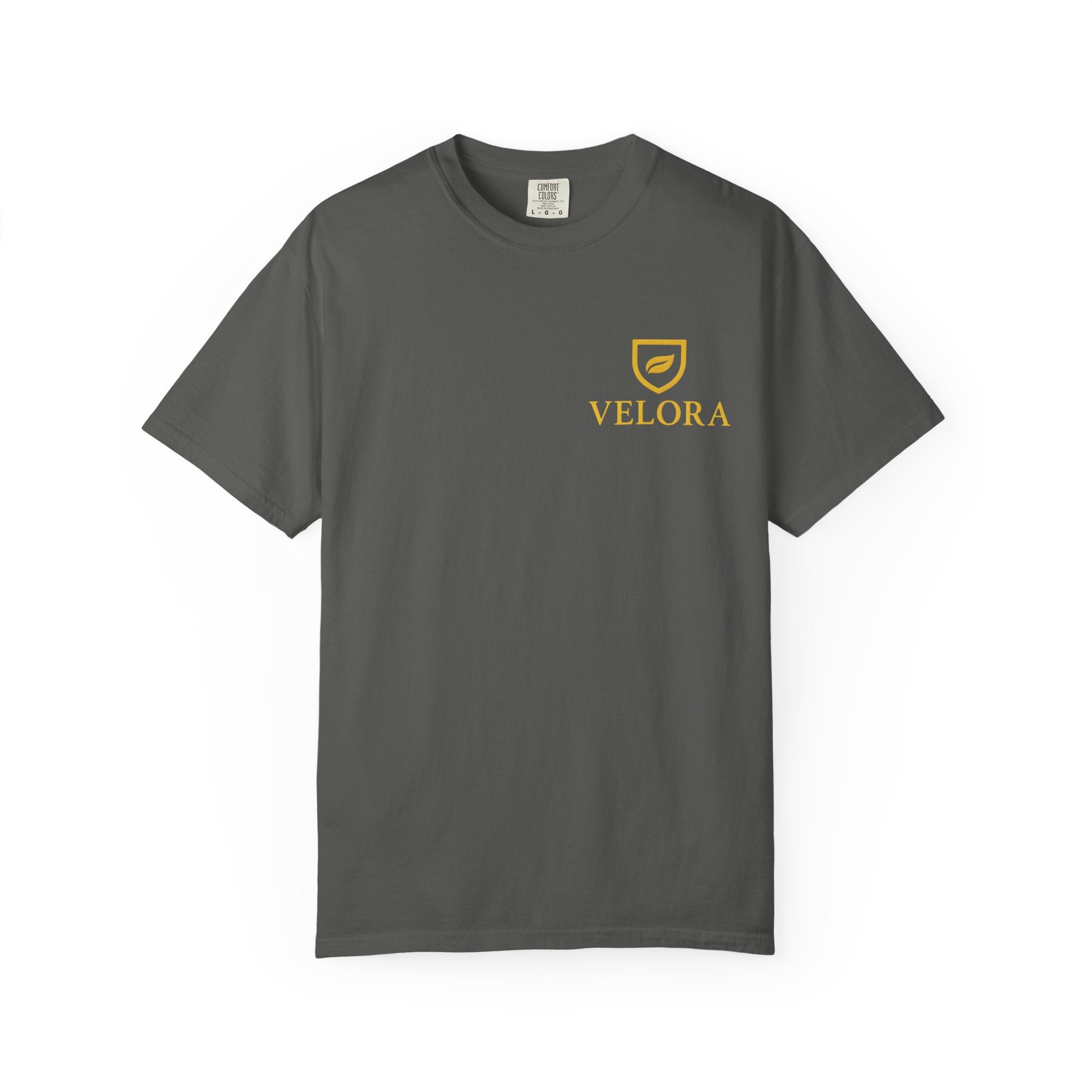 Velora “Strength & Kindness” Garment-Dyed Unisex Tee – Gold Edition