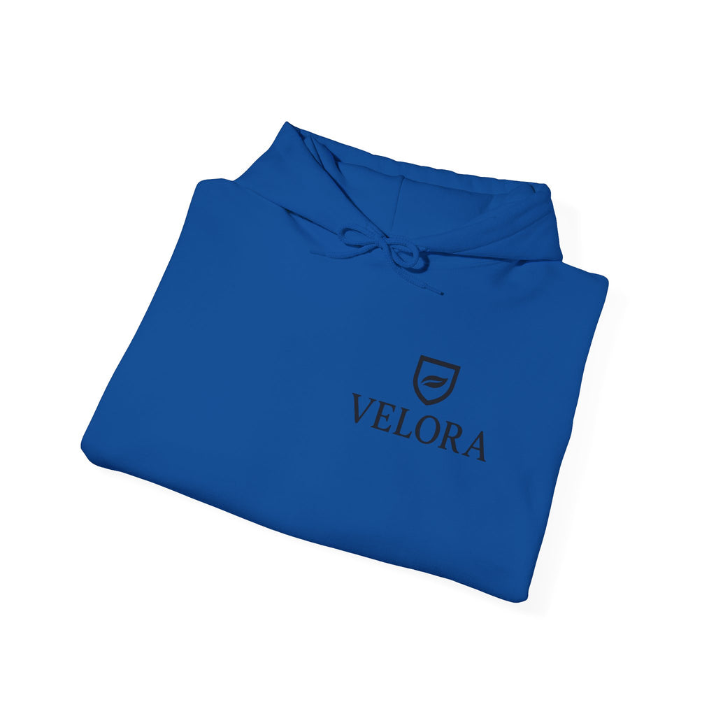 Velora Shield Hoodie - Embroidered Symbol of Strength & Kindness