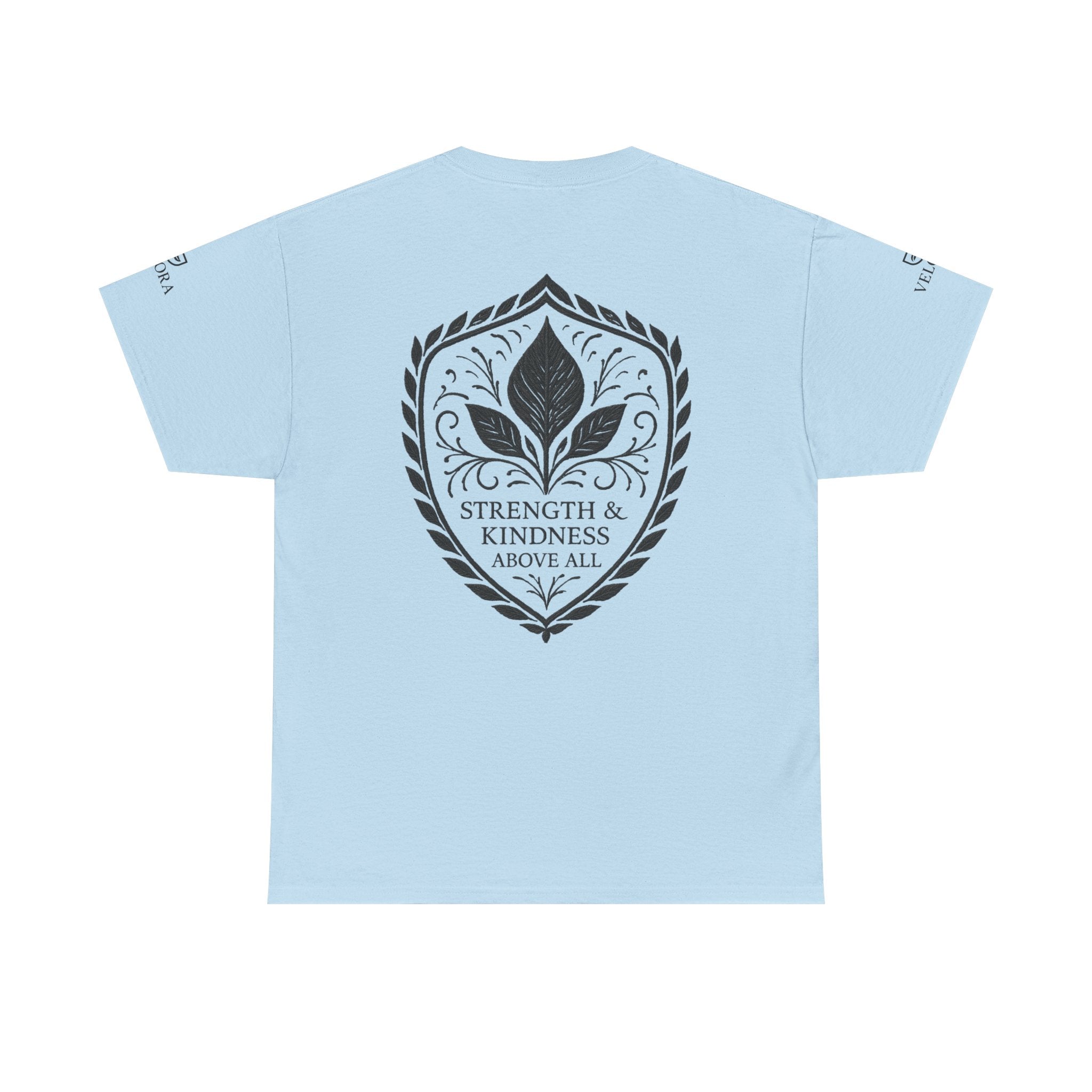 Velora “Strength & Kindness” Heavy Cotton Tee – Timeless Streetwear with Meaning