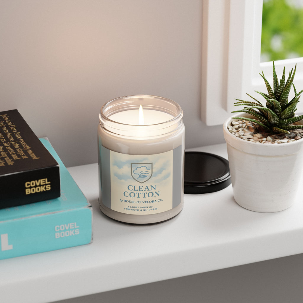 Velora Clean Cotton Scent - Soy Candle