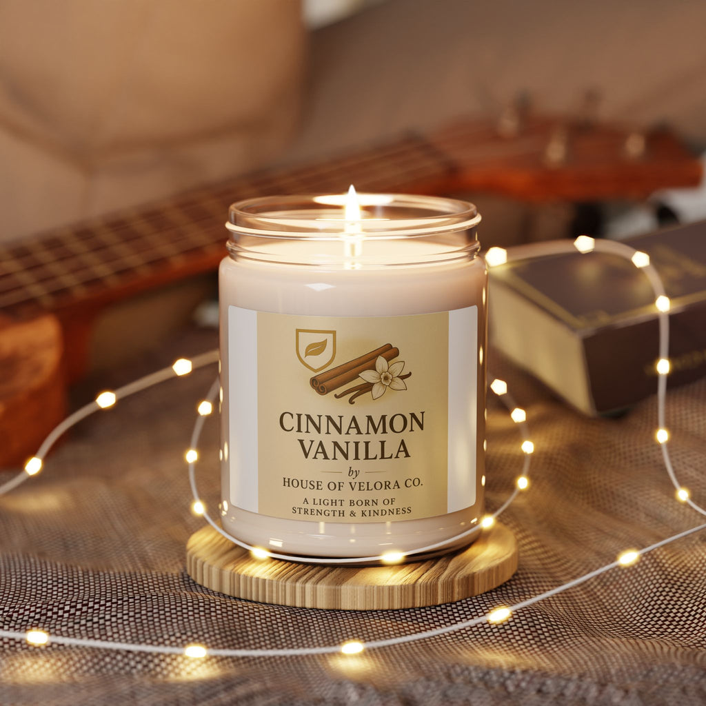 Velora Cinnamon Vanilla scent - Soy Candle