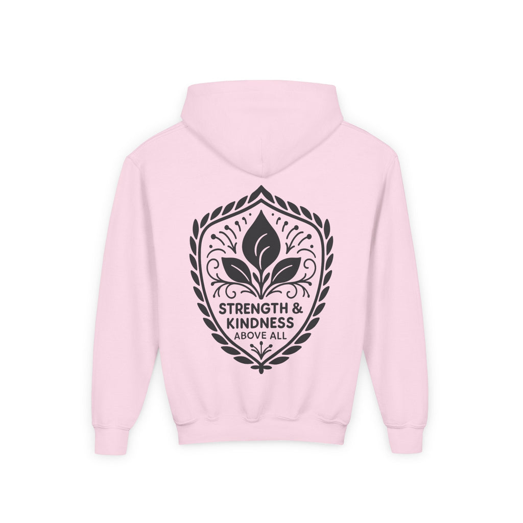 Youth Strength & Kindness Hoodie by Velora