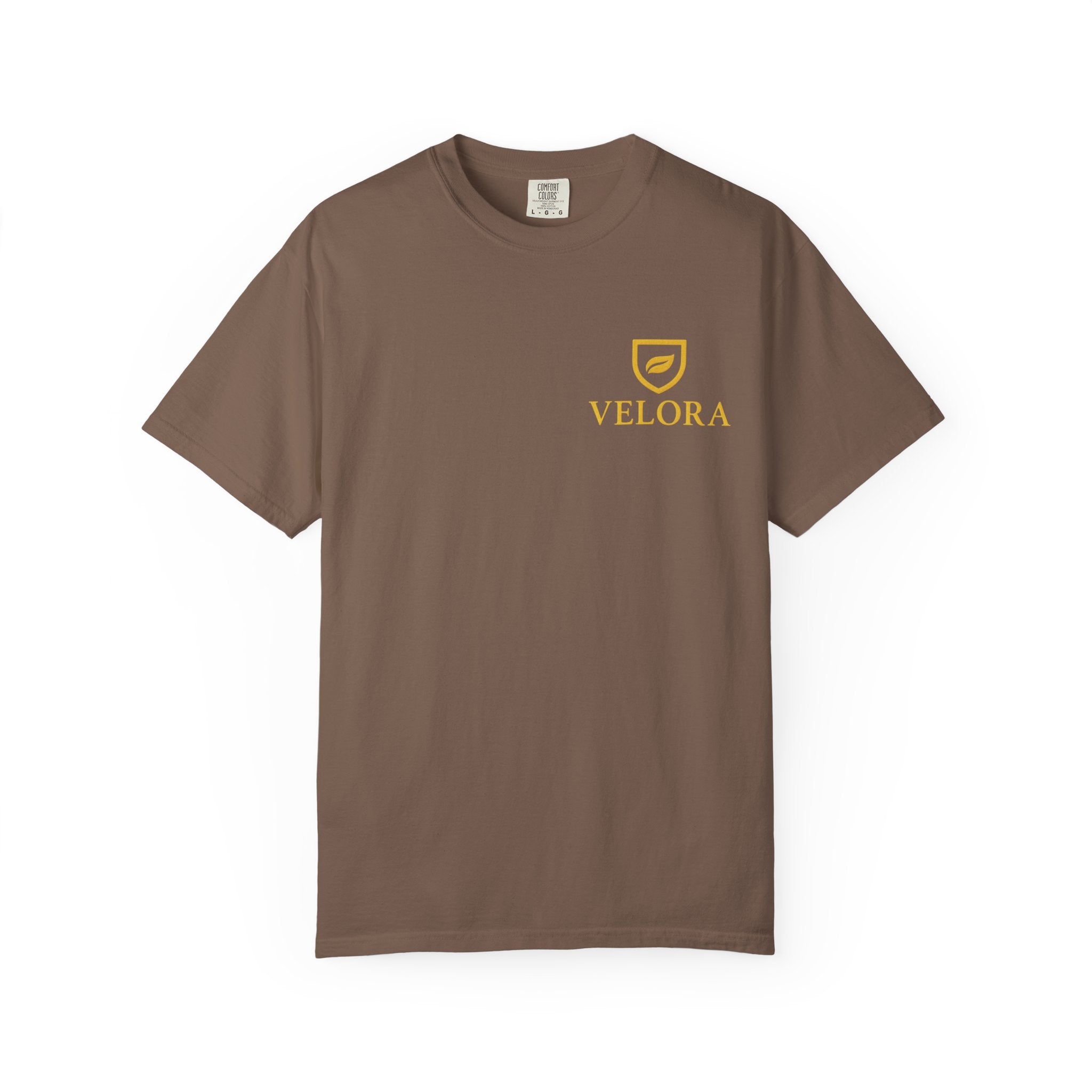 Velora “Strength & Kindness” Garment-Dyed Unisex Tee – Gold Edition
