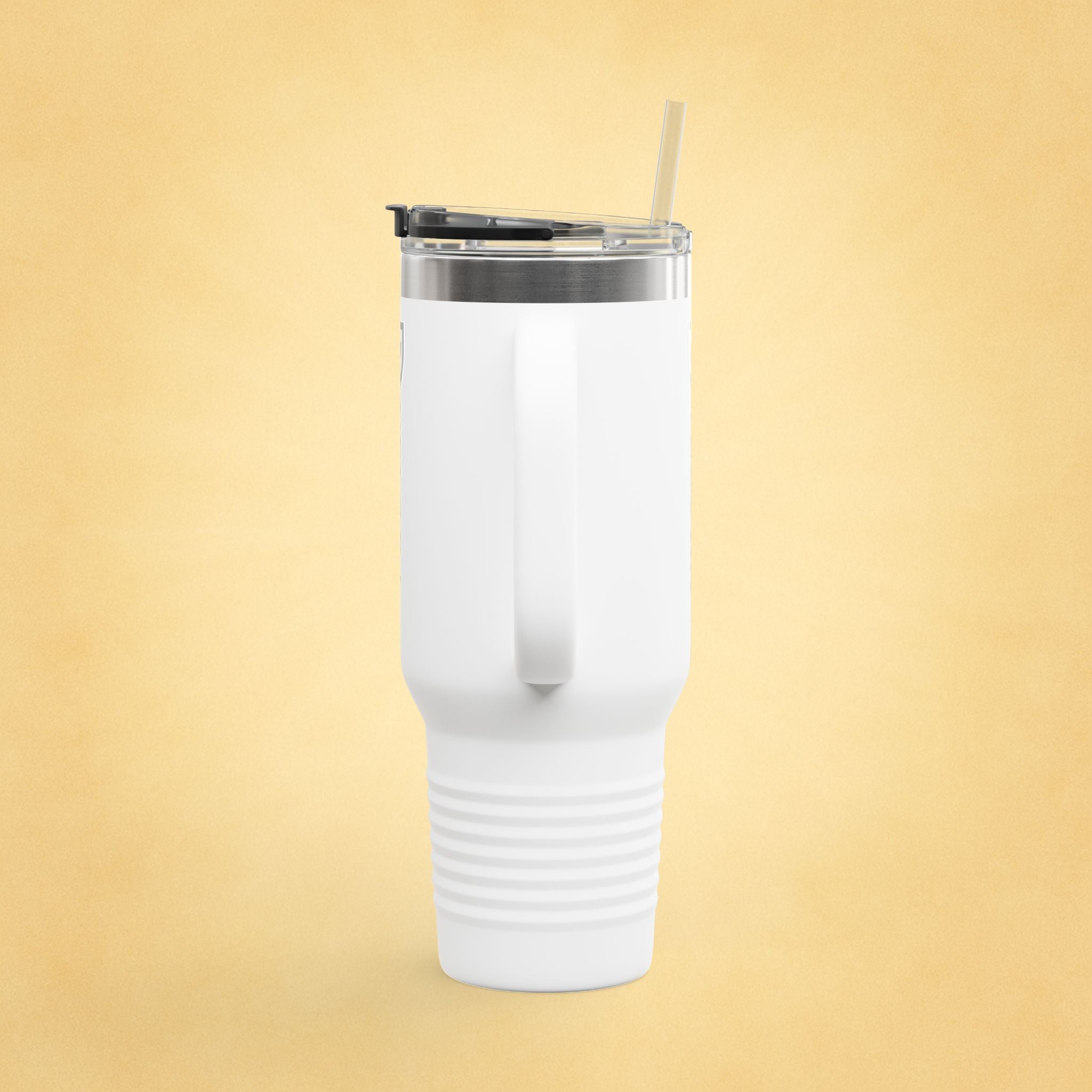 Stainless Steel Travel Mug 40oz Insulated Tumbler with Handle (Hot & Cold)