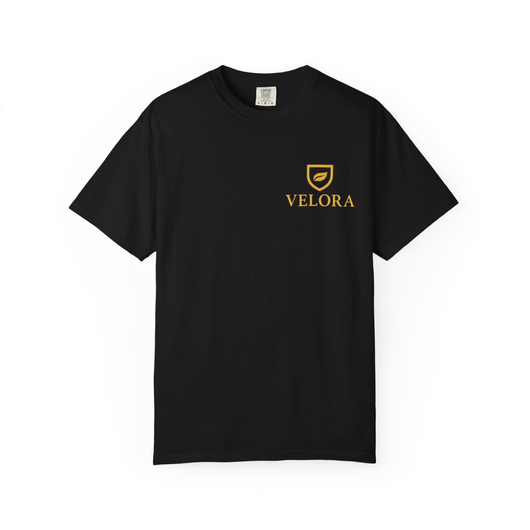 Velora “Strength & Kindness” Garment-Dyed Unisex Tee – Gold Edition