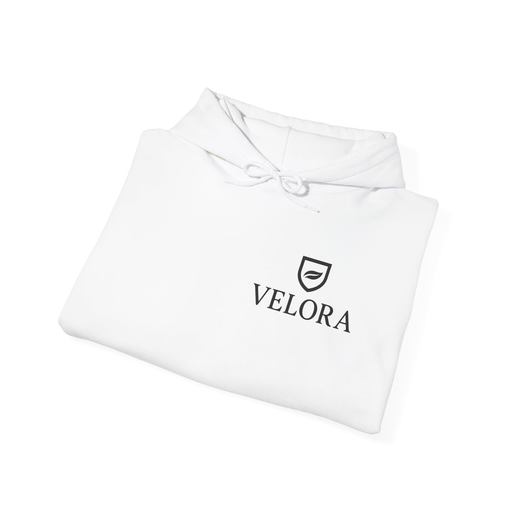 Velora Shield Hoodie - Embroidered Symbol of Strength & Kindness
