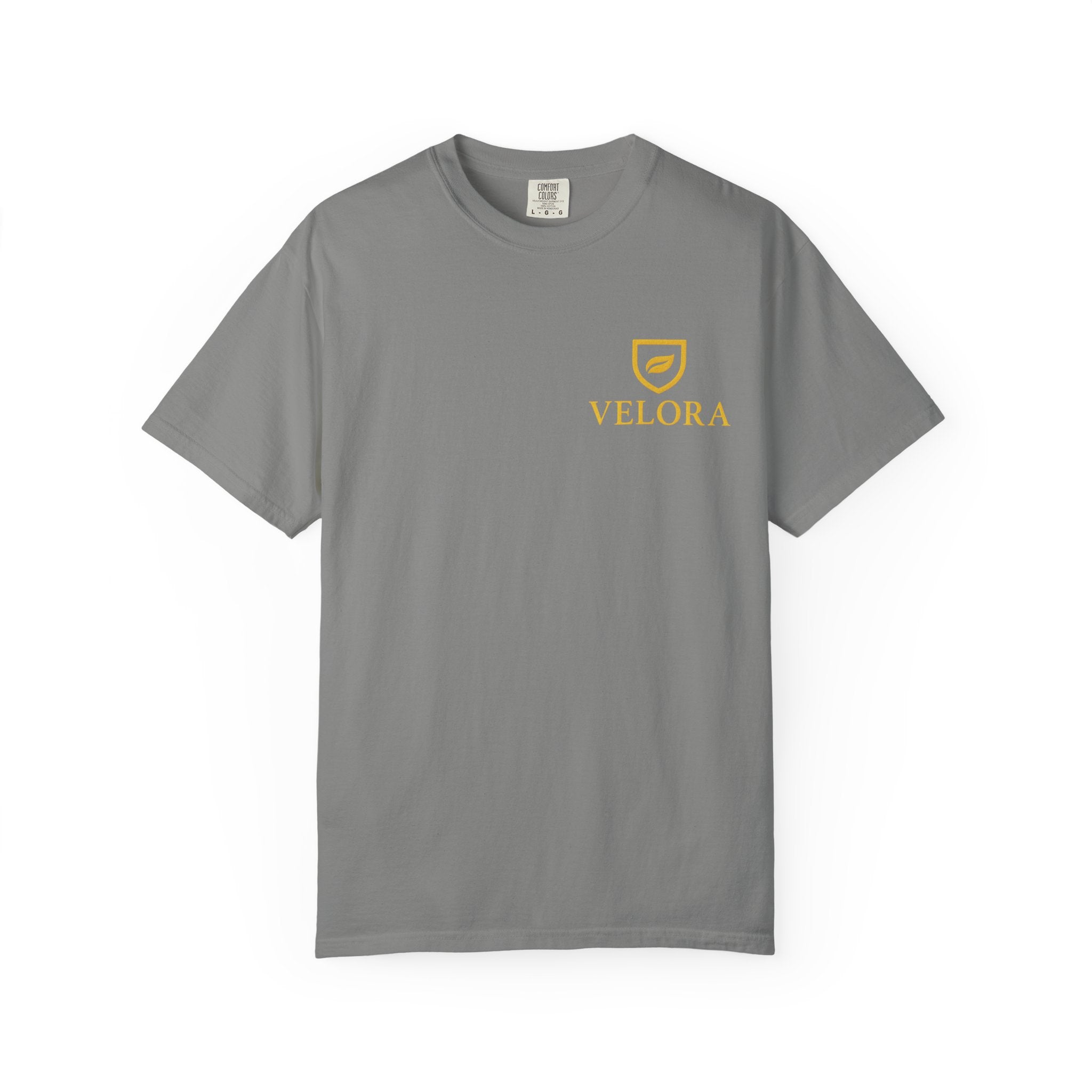 Velora “Strength & Kindness” Garment-Dyed Unisex Tee – Gold Edition