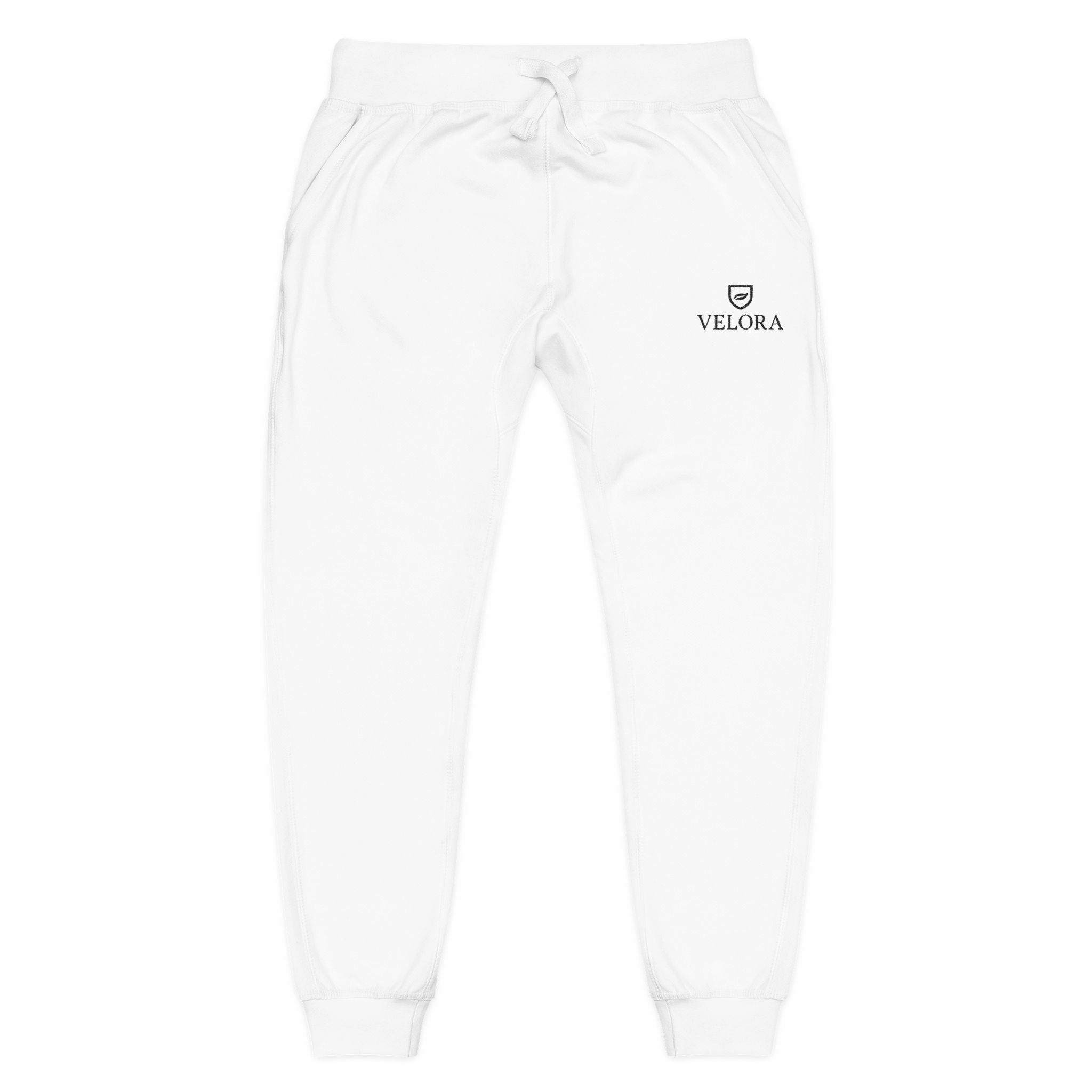 Embroidered Fleece Sweatpants - House of Velora Signature