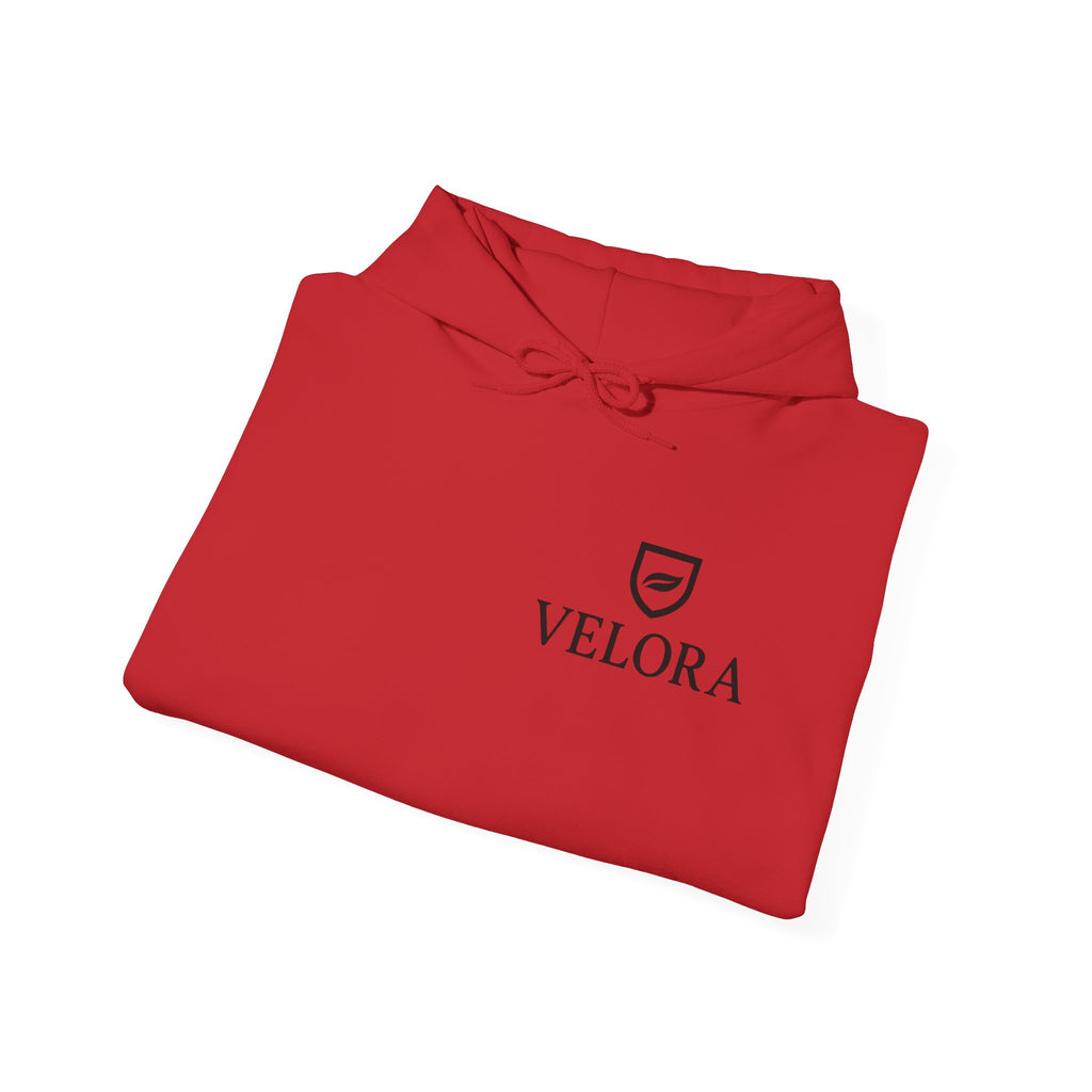 Velora Shield Hoodie - Embroidered Symbol of Strength & Kindness