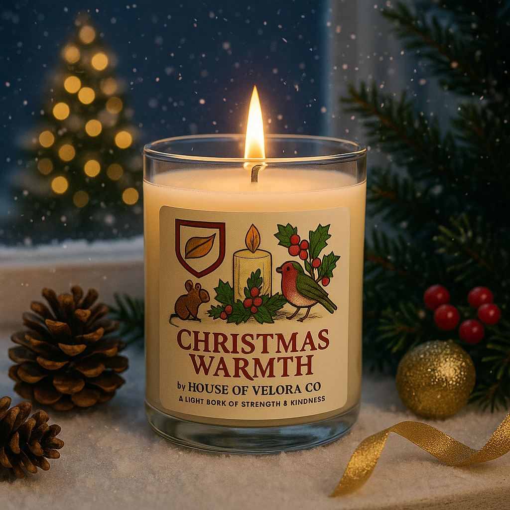 Christmas Warmth – Holiday Soy Candle by House of Velora Co.