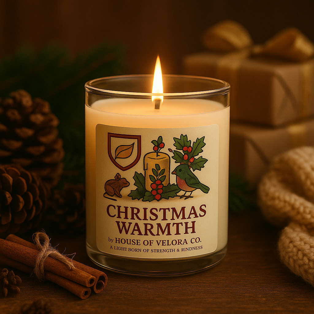 Christmas Warmth – Holiday Soy Candle by House of Velora Co.