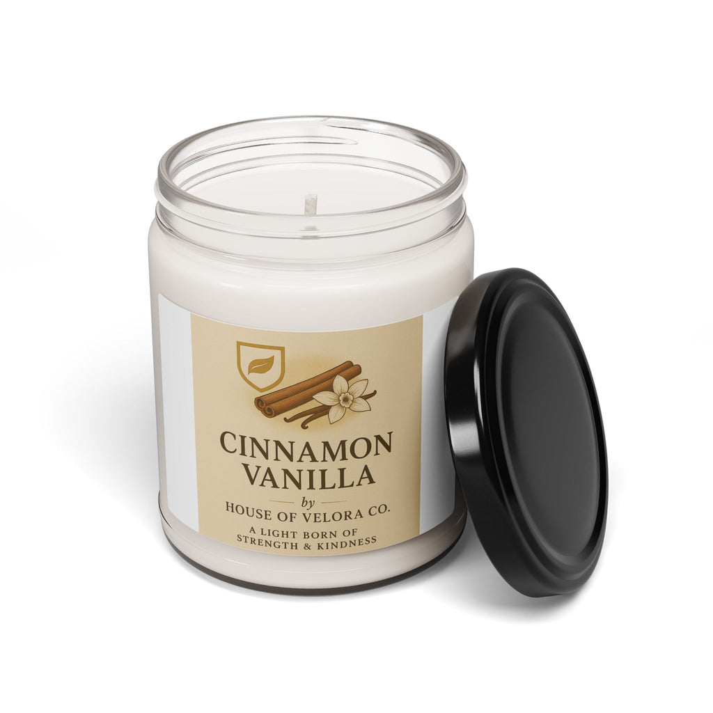 Velora Cinnamon Vanilla scent - Soy Candle