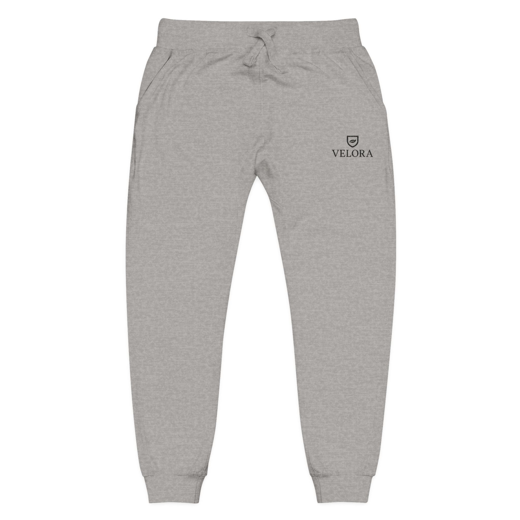 Embroidered Fleece Sweatpants - House of Velora Signature