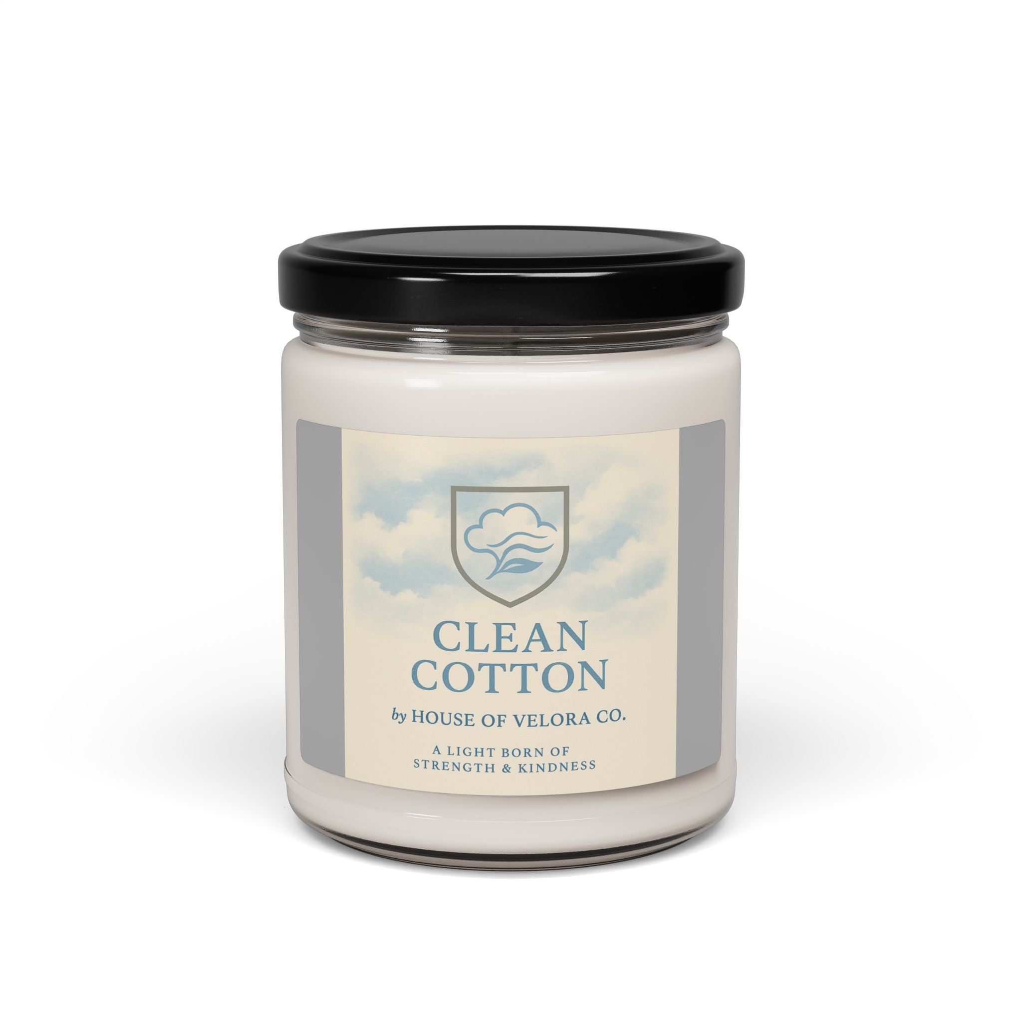 Velora Clean Cotton Scent - Soy Candle