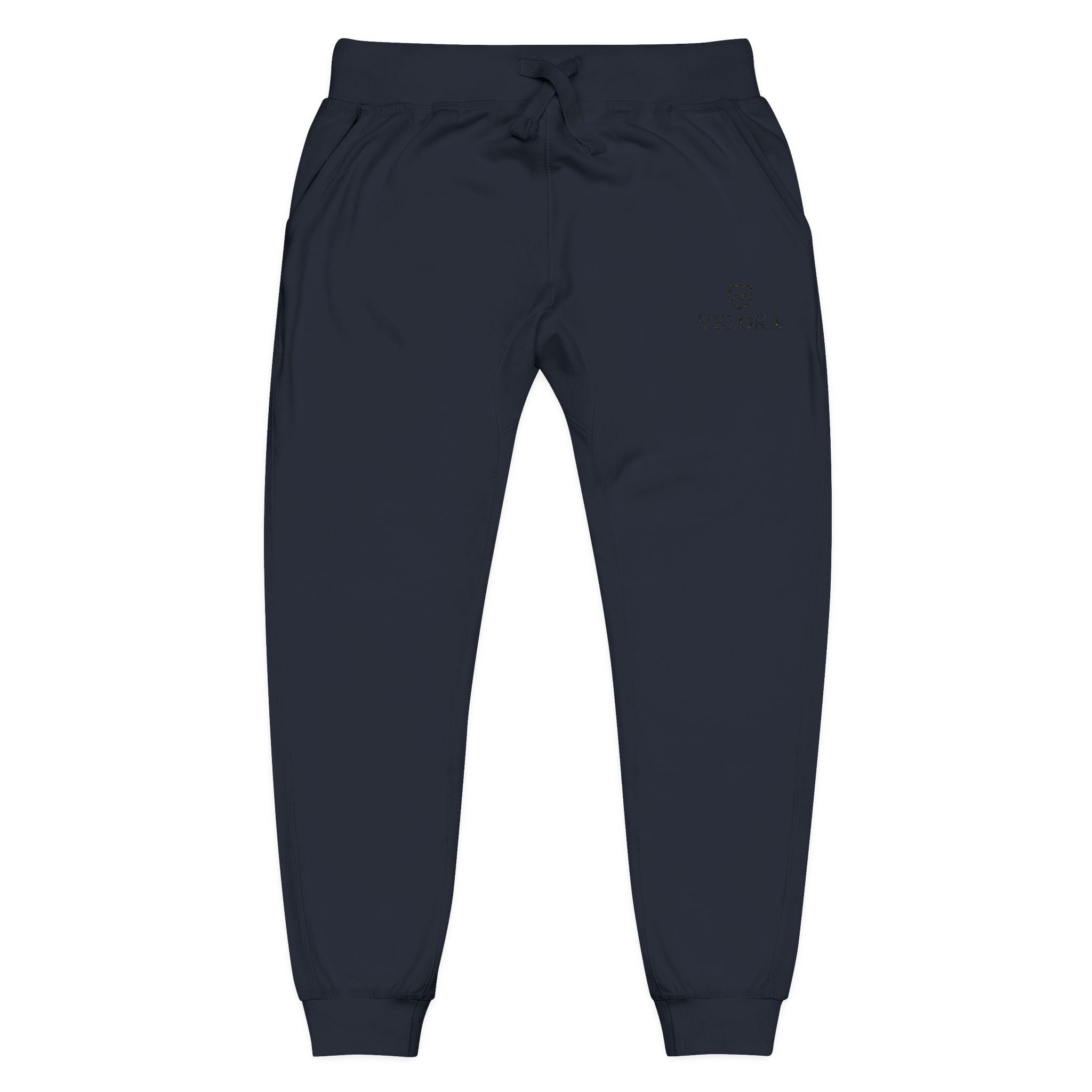 Embroidered Fleece Sweatpants - House of Velora Signature