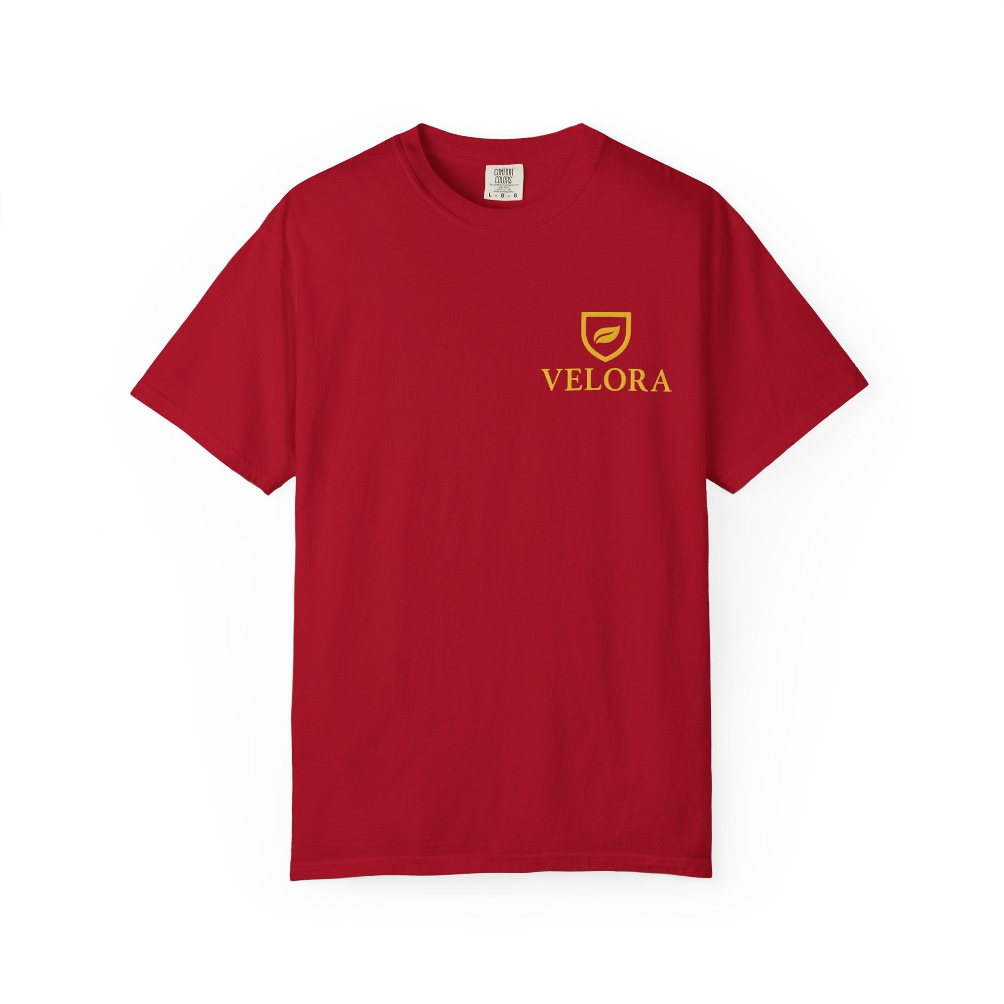 Velora “Strength & Kindness” Garment-Dyed Unisex Tee – Gold Edition