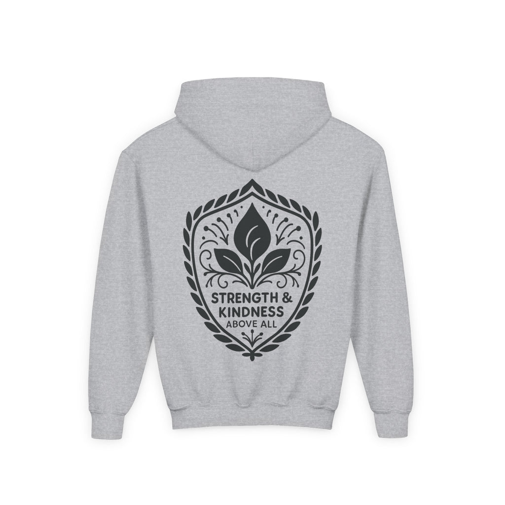 Youth Strength & Kindness Hoodie by Velora