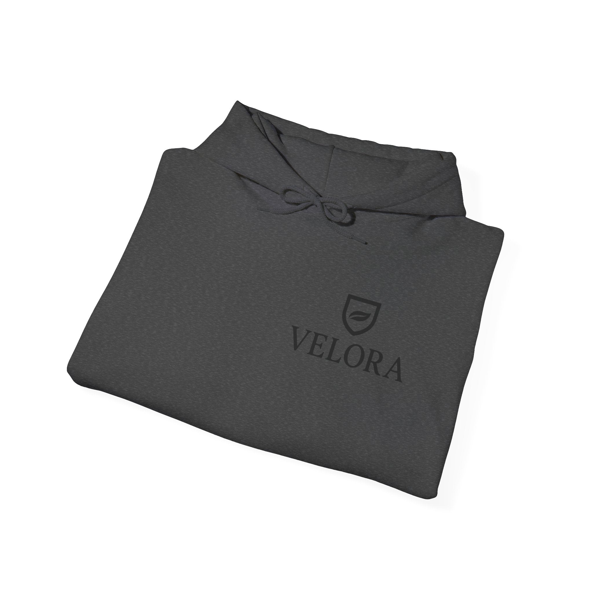 Velora Shield Hoodie - Embroidered Symbol of Strength & Kindness