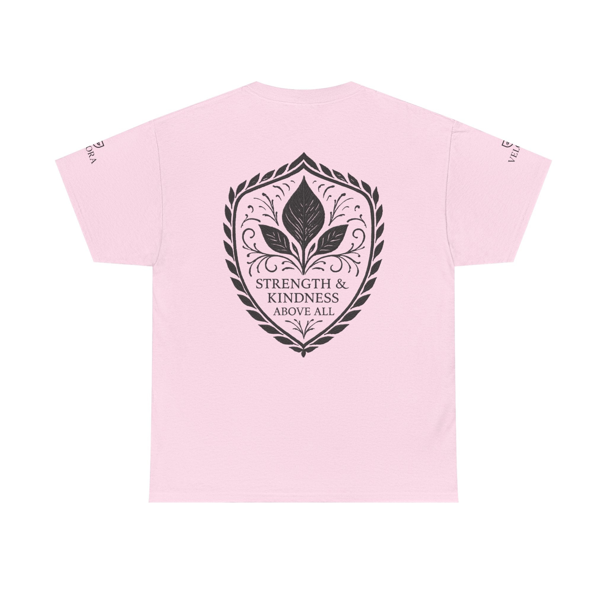 Velora “Strength & Kindness” Heavy Cotton Tee – Timeless Streetwear with Meaning