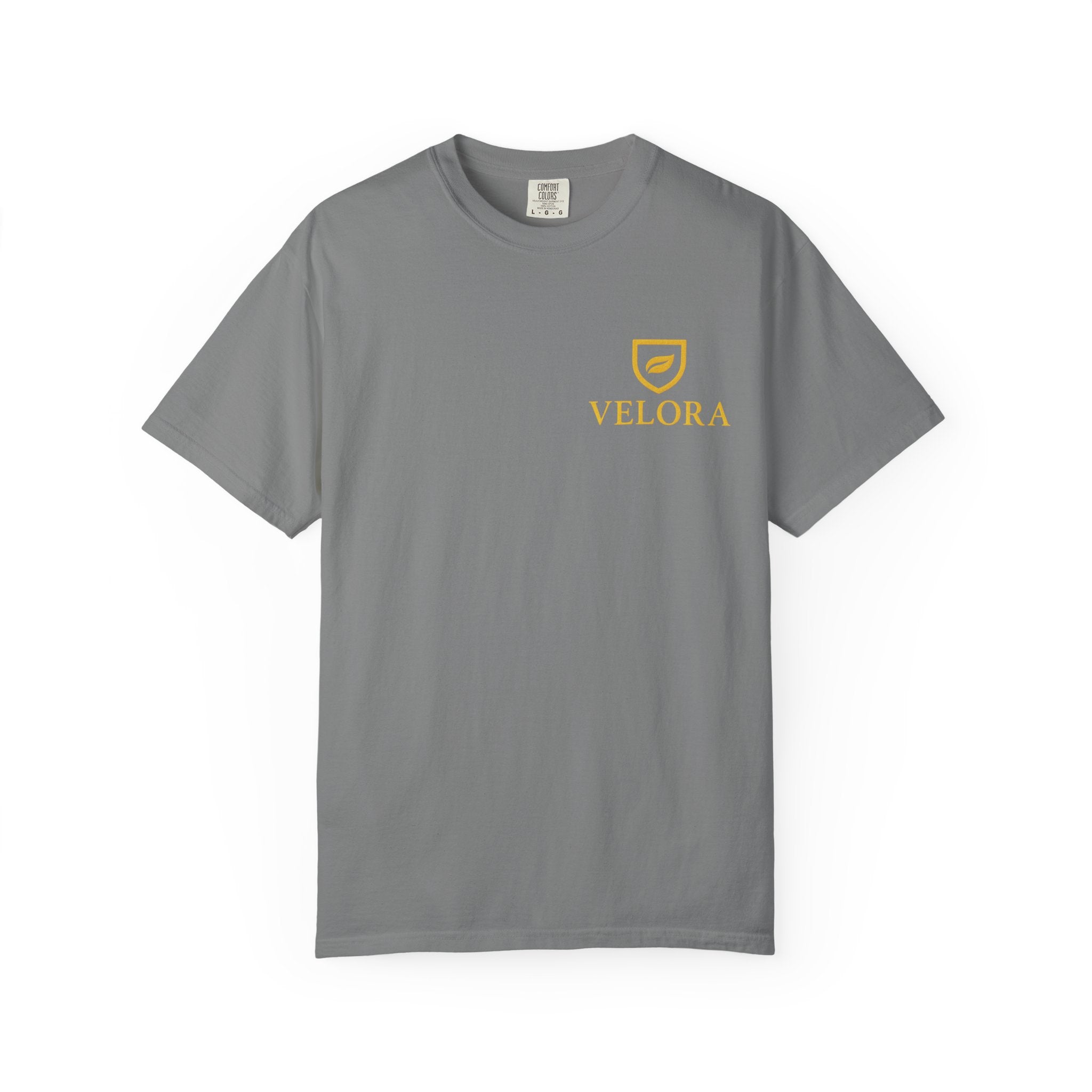 Velora “Strength & Kindness” Garment-Dyed Unisex Tee – Gold Edition