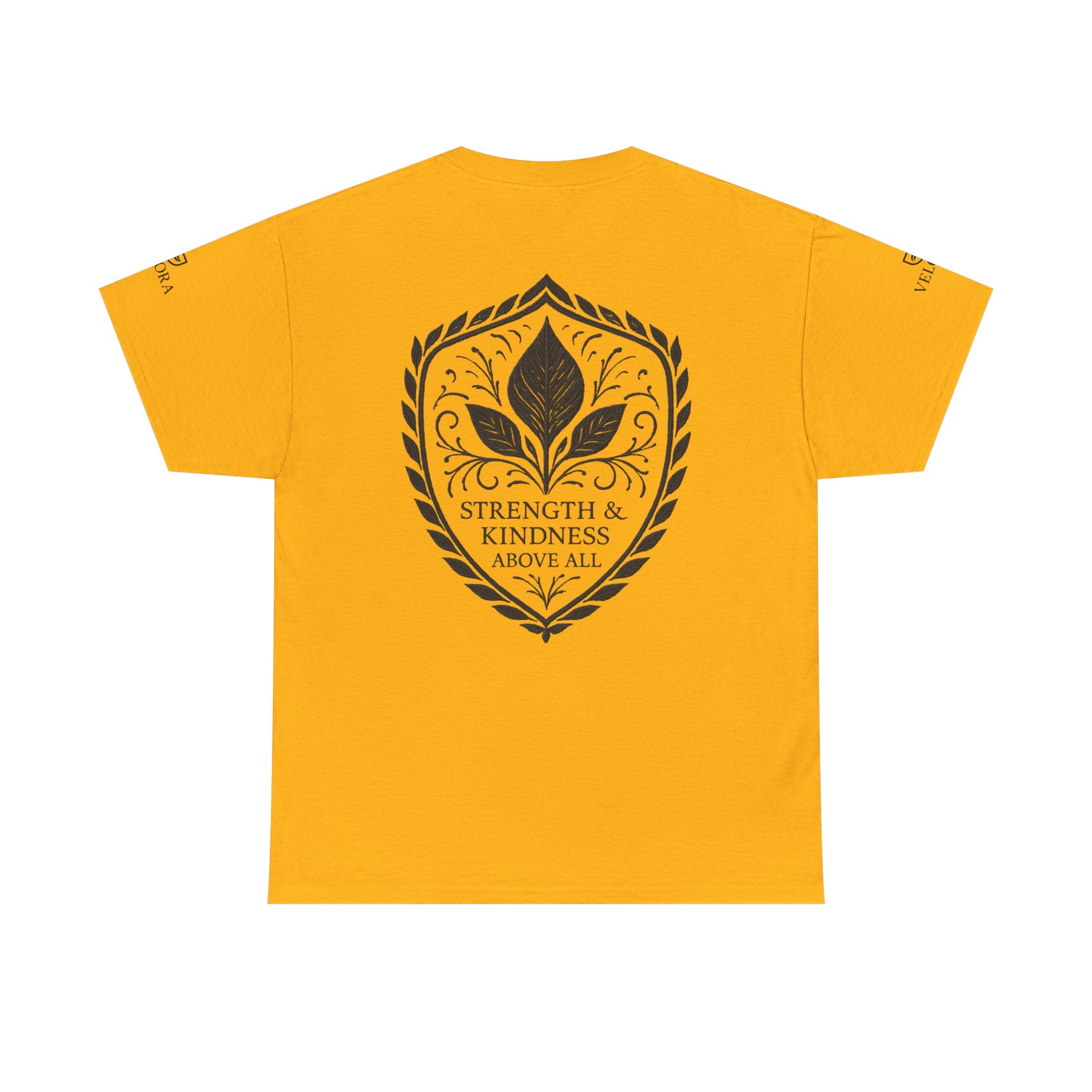 Velora “Strength & Kindness” Heavy Cotton Tee – Timeless Streetwear with Meaning