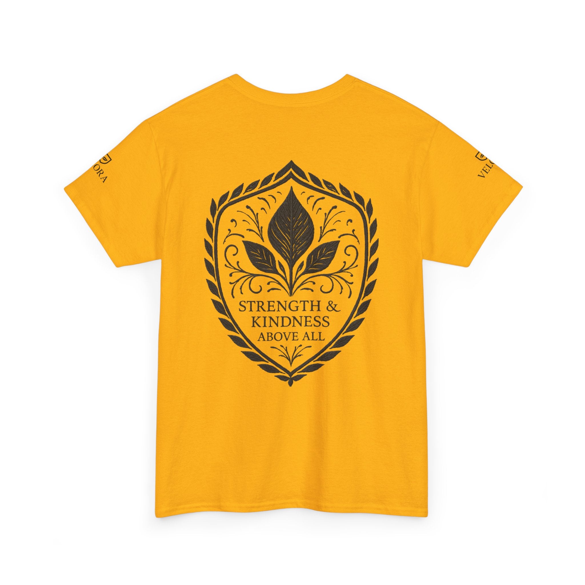 Velora “Strength & Kindness” Heavy Cotton Tee – Timeless Streetwear with Meaning