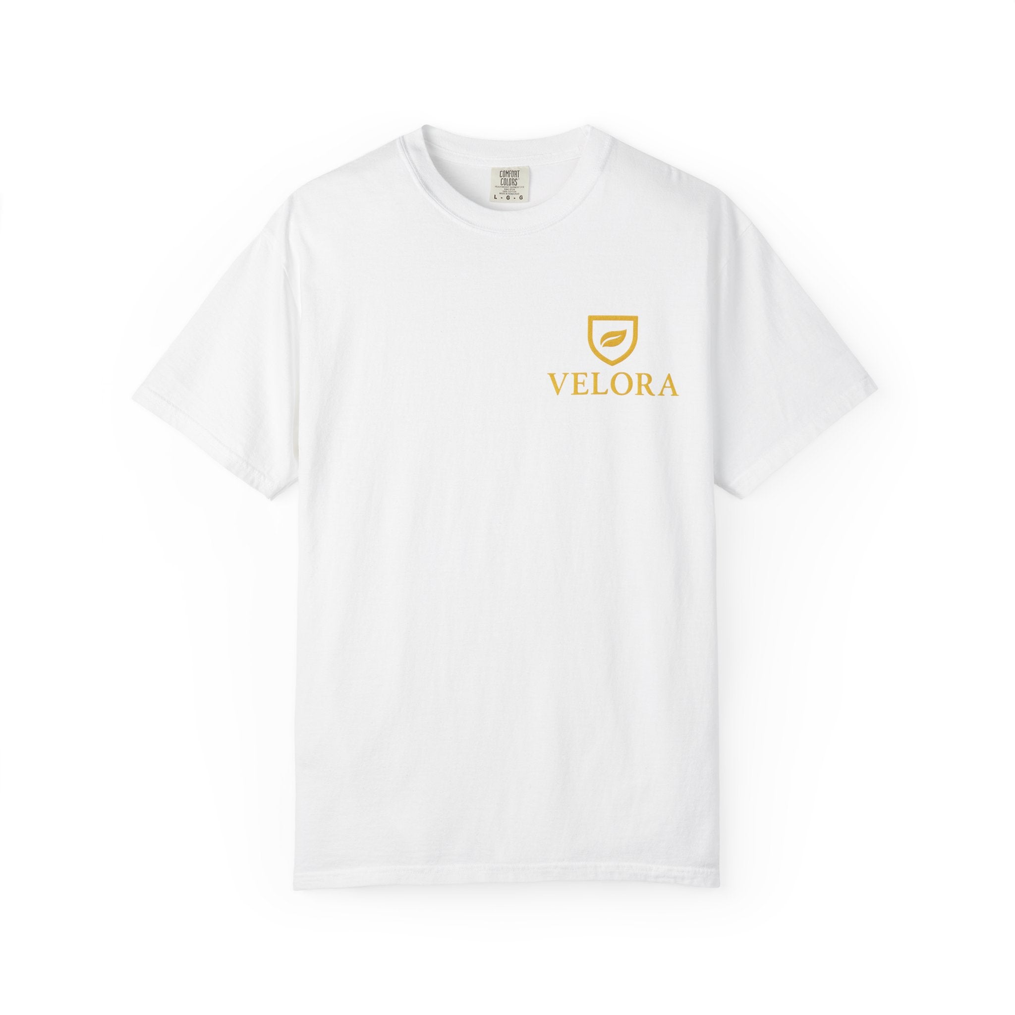 Velora “Strength & Kindness” Garment-Dyed Unisex Tee – Gold Edition