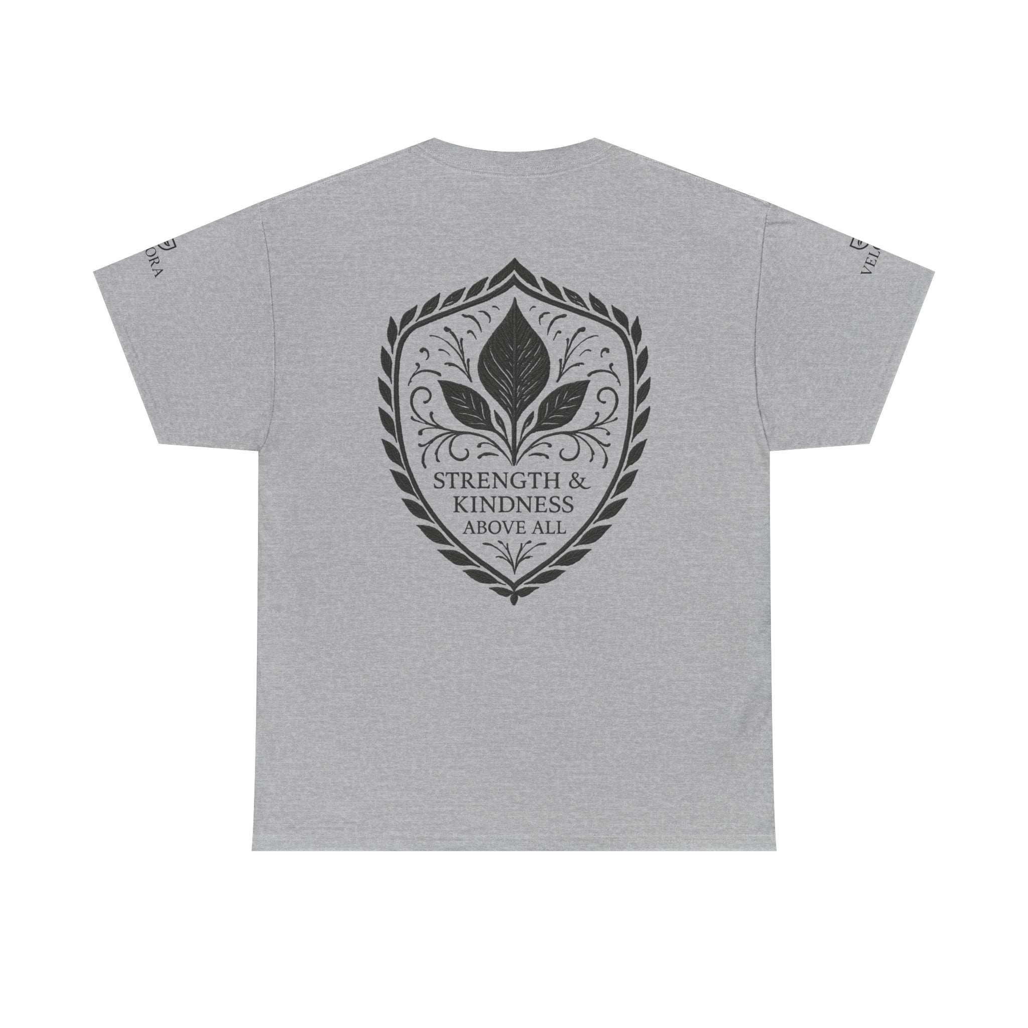 Velora “Strength & Kindness” Heavy Cotton Tee – Timeless Streetwear with Meaning