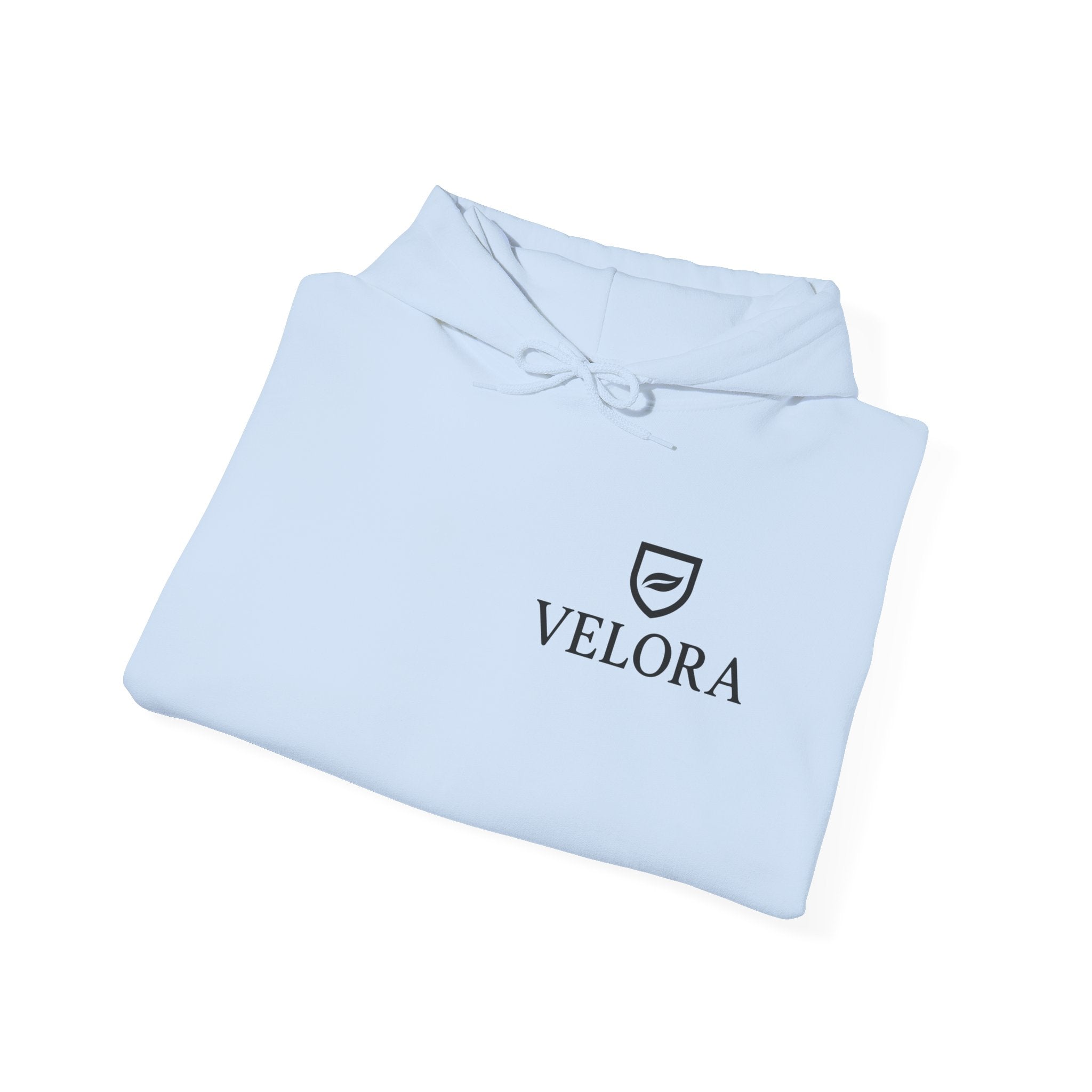 Velora Shield Hoodie - Embroidered Symbol of Strength & Kindness