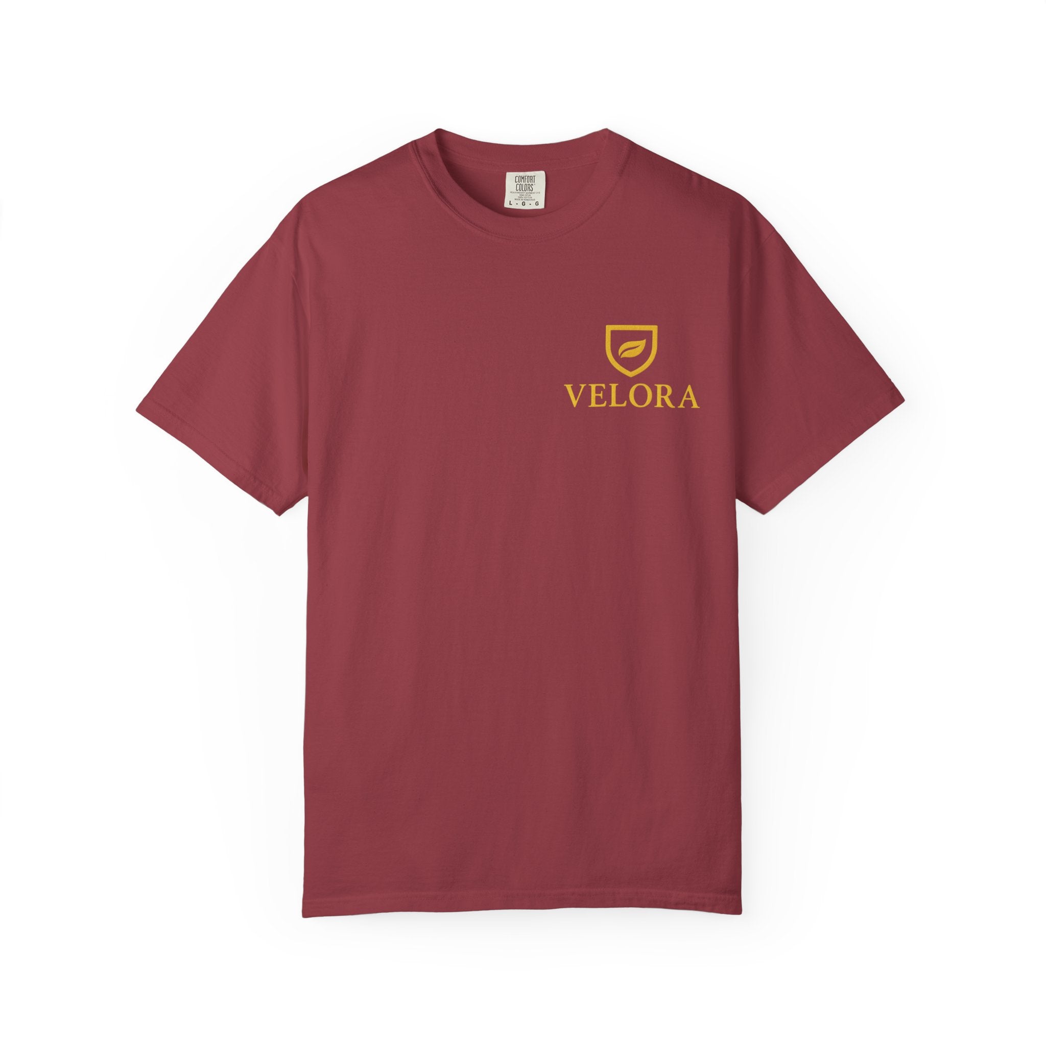 Velora “Strength & Kindness” Garment-Dyed Unisex Tee – Gold Edition