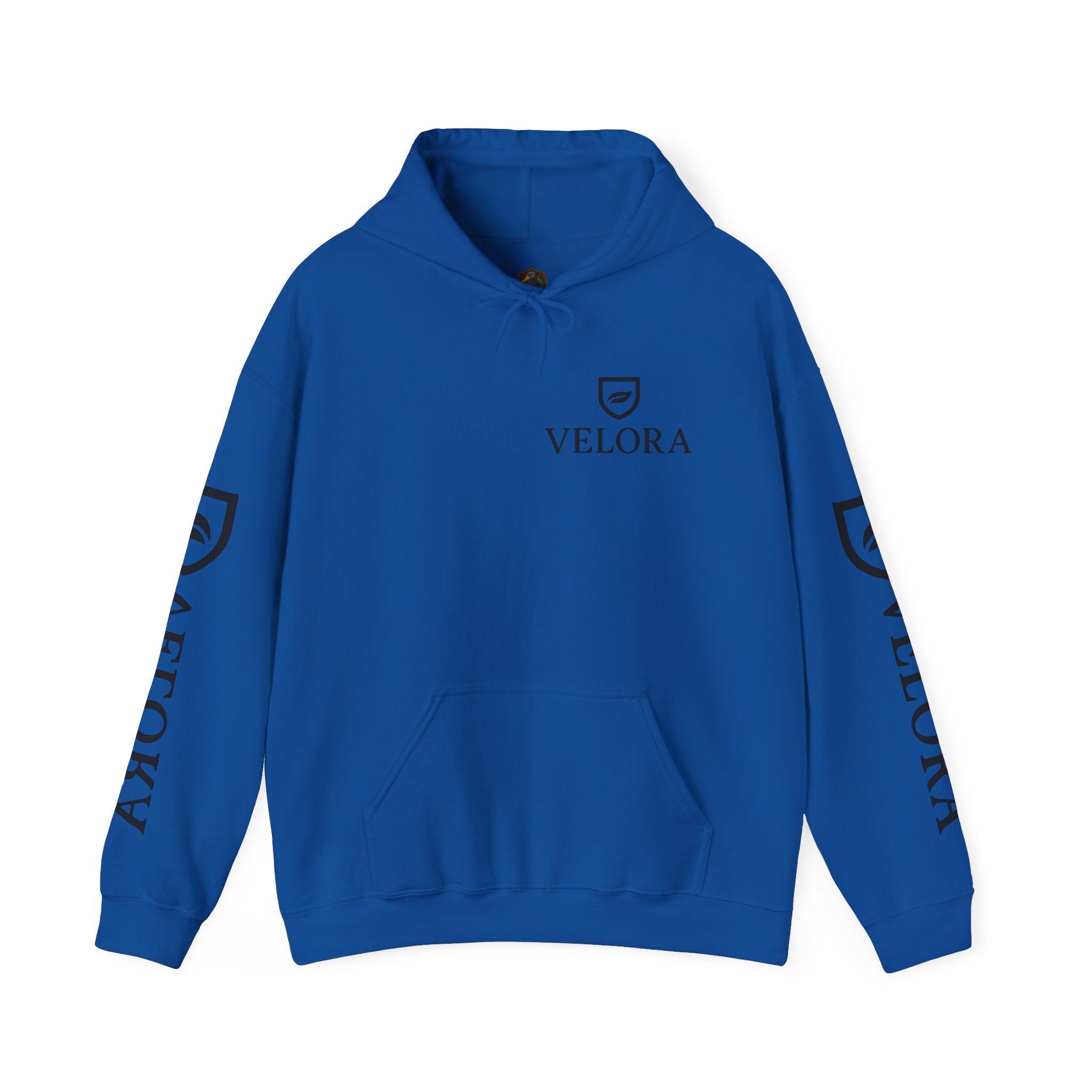 Velora Shield Hoodie - Embroidered Symbol of Strength & Kindness
