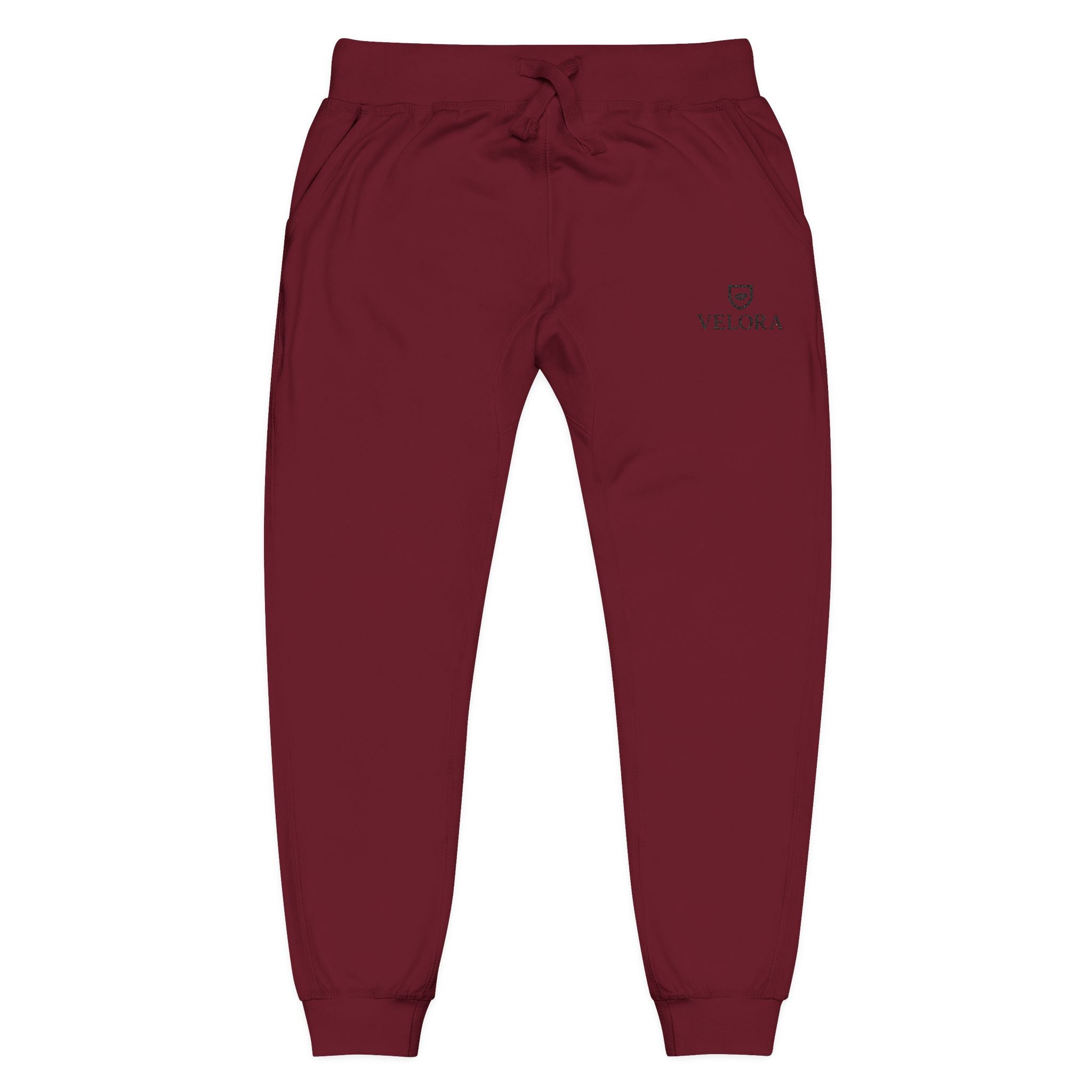 Embroidered Fleece Sweatpants - House of Velora Signature