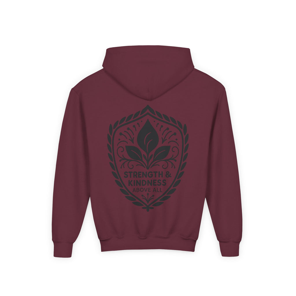 Youth Strength & Kindness Hoodie by Velora