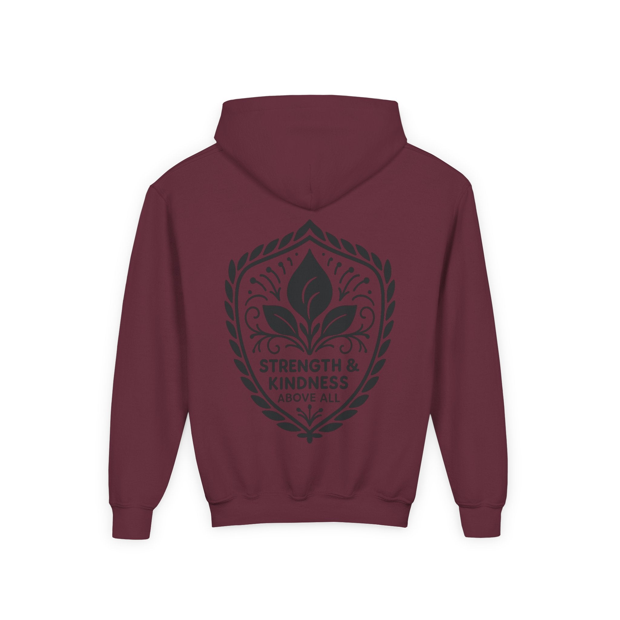 Youth Strength & Kindness Hoodie by Velora
